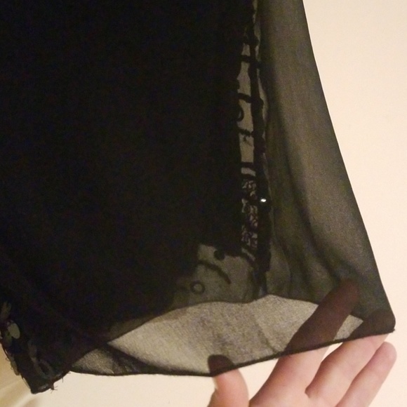 Romeo and Juliet black sequined tank top size S - Picture 7 of 7